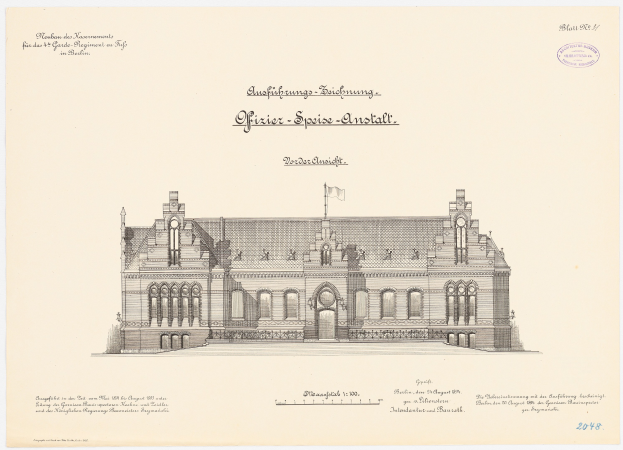 Schwarze und weiße Strichzeichnung des Reichstagsgebäudes, des Hauptsaals des Deutschen Parlaments in Berlin, mit seiner Flagge oben drauf, begleitet von Text.