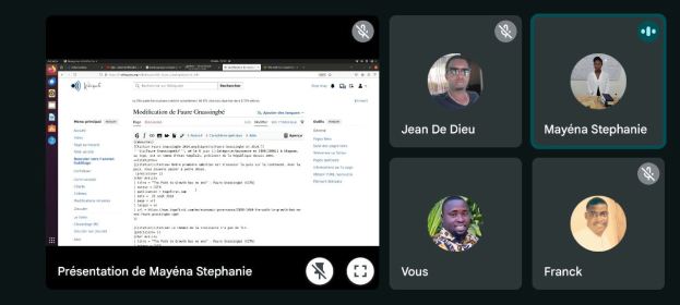 Ein Computerbildschirm, der eine Gruppe von Menschen auf der rechten Seite und ein Popup auf der linken Seite mit dem Text "Kaspersky Internet Security" und zugeh├Ârigen Sicherheitsicons anzeigt.